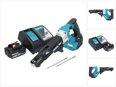 Image de Visseuse à chargeur Makita DFR 551 RF1 18 V 25 - 55 mm sans balais + 1 batterie 3,0 Ah + chargeur