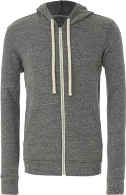 Produktbild von Bella Uni Triblend Full Zip Hoodie Kapuzenpullover Sweater, Größe:L, Farbe:Grey Triblend