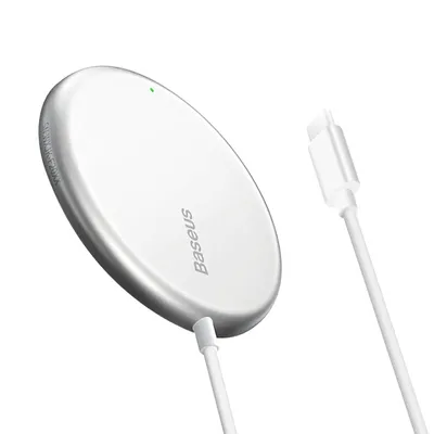 Obrázek produktu pro Baseus Mini magnetická bezdrátová nabíječka na iPhone 12 15W, bíla