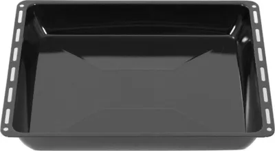 Produktbild von ICQN Backblech 45.5 x 37.5 x 6 cm, Extra Tiefe Emaillierte Fettpfanne für Backofen und Herd, Passend für Bosch, Siemens, Neff, Constructa, Flavel, Kratzfest & Rostfrei, 455 x 375 mm
