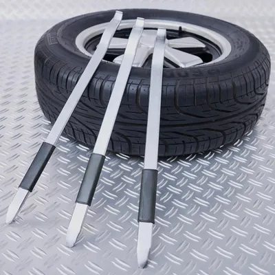 Produktbild von Reifenheber-Set 50 cm – 3-teilig – für Auto- und Motorradreifen