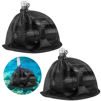 Productafbeelding van 2-pack Vijverpomp Barrièrezak met Trekkoord, 47x47 cm