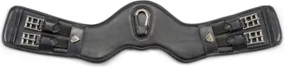 Produktbild von Velociti - Dressur-Bauchgurt "Lusso", Leder ER1660 (30 cm) (Schwarz)