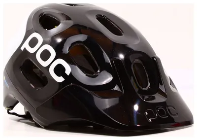 Produktbild von POC Unisex Fahrradhelm Trabec Race MIPS, schwarz/weiß, M-L, 10502