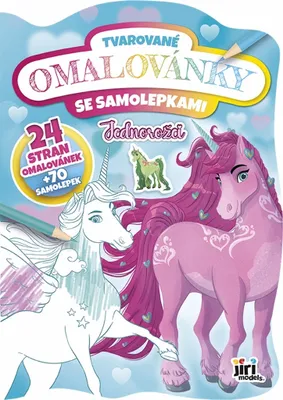 Obrázok produktu pre Tvarované omaľovánky Jednorožce