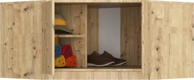 Produktbild von BDW, Eckschrank Aufsatz für Schrank 100cm, Erweiterung, Artisan Eiche