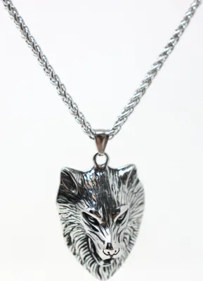Produktbild von Lederkette Edelstahl 316 WOLFSKOPF 60 cm Edelstahlkette