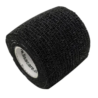 Produktbild von LisaCare selbstklebender Verband - Schwarz - 5cm x 4,5m