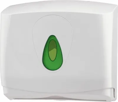 Produktbild von PlastiQline Papierhandtuchspender MINI - Farbfenster grün