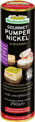 Produktbild von Mestemacher Brot-Delikatesse Gourmet Pumpernickel - 12 x 250 g