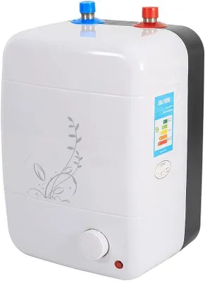 Obrázek produktu pro Elektrický ohřívač vody – malý ohřívač – teplá voda – rychlé ohřev – 10 litrů – bílý