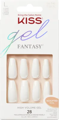 Produktbild von Kiss Kunstnägel Gel Fantasy L FS07C + Kleber