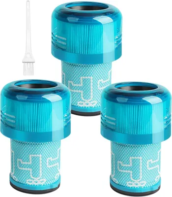 Produktbild von Filter für Dyson V12, 3 Stück HEPA Filter, Ersatzfilter Für dyson V12 Detect Slim Absolute Extra/Total Clean/Fluffy, 971517-01