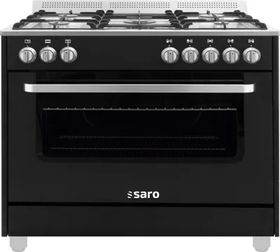 Produktbild von SARO Multifunktionsherd Gas/Elektro Modell TS95C61LNE schwarz