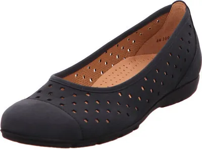 Produktbild von Gabor 44.169 Ballerinas - Damen Halbschuhe - Slipper blau Freizeit NEU
