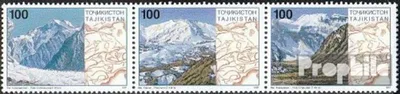 Produktbild von Briefmarken Tadschikistan 1997 Mi 109-111 Dreierstreifen (kompl.Ausg.) postfrisch Pamirgebirge