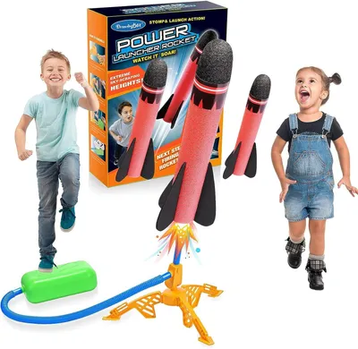 Produktbild von Spielzeug-Flugrakete Rakete Luftdruck, Outdoor Spielzeug Geschenke für Jungen Mädchen