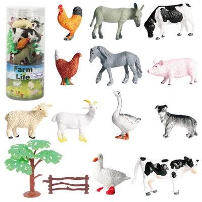 Image de WOOPIE, ensemble de figurines "Ferme", 14 pièces.
