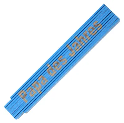 Produktbild von Zollstock Meterstab Papa des Jahres,Blau