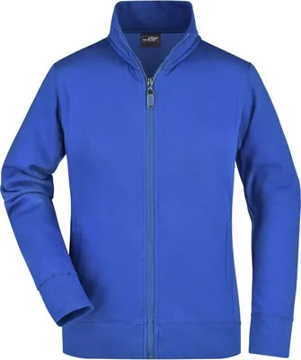 Produktbild von Sweat-Jacke aus formbeständiger Sweat-Qualität royal, Gr. XL
