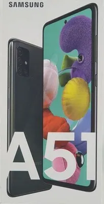 Obrázek produktu pro Samsung Smartphone Galaxy A51 Dual-Sim 16,5 cm (6,5 palce), 128 GB paměti, barva: černá/modrá