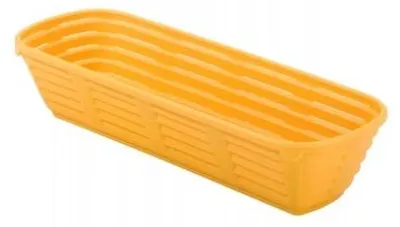 Zdjęcie produktu dla Koszyk do garowania chleba 41.5x16x8.5 cm do 1500 g z tworzywa (PP)