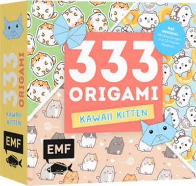 Produktbild von 333 Origami - Kawaii Kitten - Niedliche Papiere falten für Katzen-Fans