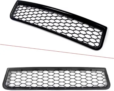 Produktbild von Schwarzer RS-Stil Oberer Frontgrill + Nebelscheinwerfergrill für Audi A4 B6 2002-2005 – Autozubehör