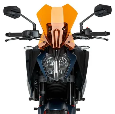 Produktbild von Windschild Puig New Generation Touring 365 x 313 mm mit ABE für KTM 390 Duke, 125 Duke Bj. 2024 - 2025