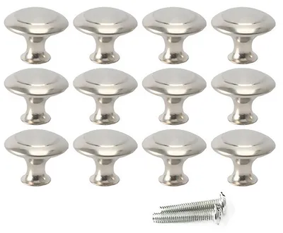 12 Schubladengriff inkl. Schrauben silber XL