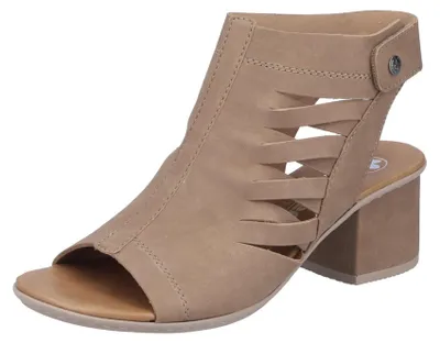 Produktbild von Rieker Damen Schaftsandale mit Hochfront und Blockabsatz 64678, Größe:42 EU, Farbe:Beige
