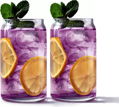 Produktbild von Longdrinkgläser Cocktailgläser Strohhalm Trinkgläser transparent 370ml