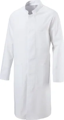 Produktbild von Herrenmantel/Laborkittel Fb. weiß Gr. L : weiß : L : 100% Baumwolle 210 g/m²