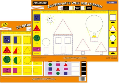 Produktbild von TimeTEX Zaubertafel "Welt der Formen"