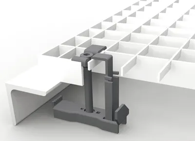 Produktbild von Zubehör Gitterroste feuerverzinkt Befestigungsklemme für MT 33x33 mm