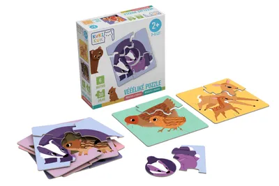 Image de Puzzle KukiKuk Véééliké Chiots avec maman