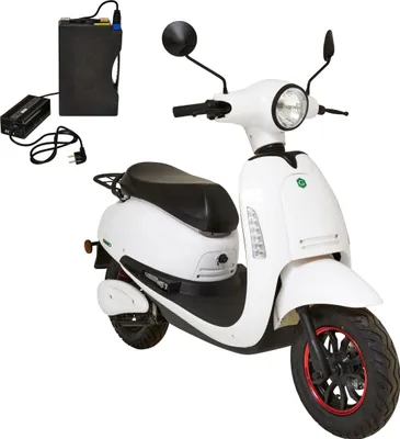 Produktbild von Elektroroller SEED 45 km/h 1200 W Bosch-Motor Lithium-Ionen Akku (herausnehmbar) weiß