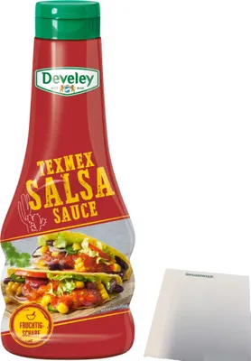 Produktbild von Develey Texmex Salsa Sauce (250ml Flasche) + usy Block