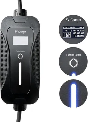 Immagine prodotto di Caricabatterie per auto elettriche 220-250 V, 16-32 A, 7,68 kW, spina CEE, 5 m