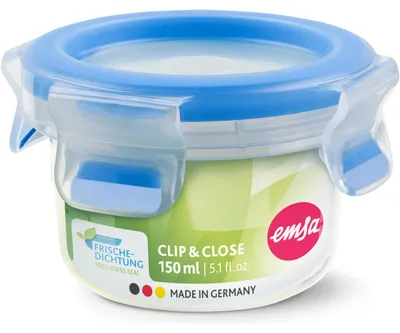 Produktbild von emsa Frischhaltedose CLIP & CLOSE 0,15 Liter transparent