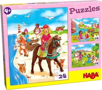 Produktbild von Haba Puzzles Pferdefreundinnen