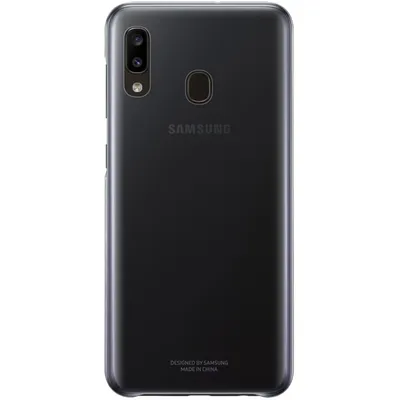 Produktbild von Samsung EF-AA202, Cover, Samsung, Galaxy A20, 16,3 cm (6.4"), Schwarz, Transparent