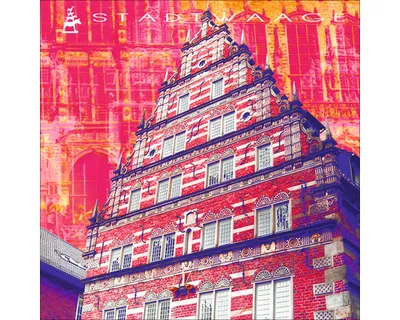Produktbild von Glasbild Bremen Stadtwaage 50x50 cm