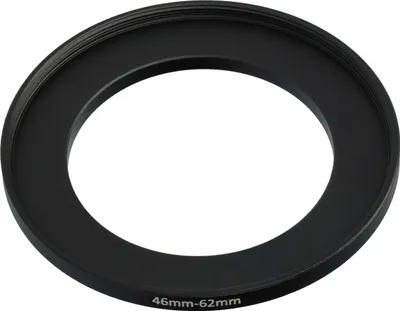 Produktbild von vhbw Step-Up-Ring Adapter 46mm - 62mm für Kamera Objektiv - Filteradapter, Metall Schwarz