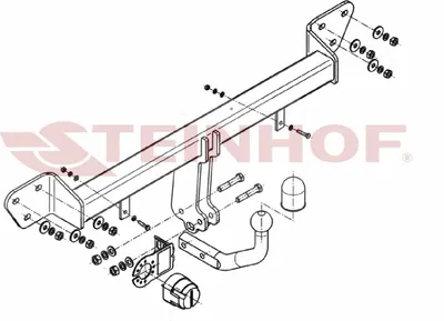 Produktbild von Z546061 Anhängerkupplung passend für BMW 7 Seria 05/2005-2008 starr