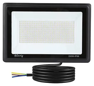 Zdjęcie produktu dla Reflektor LED 200W zewnętrzny 20000LM ciepła biel oświetlenie tarasu