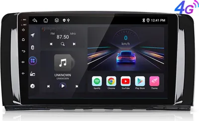 Image de 9''pour android13 carplay 6+128GB Pour Mercedes Classe R W251 R300 Autoradio 4GSIM GPS DAB SWC WIFI 8Core
