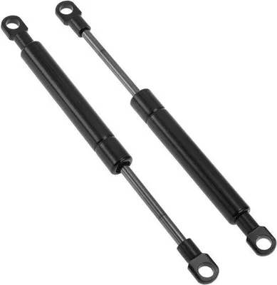 Productafbeelding van 200 mm gasdichte afdichting van koolstofstaal voor gereedschapskisten voor campers, 100N/10 kg, 2 stuks, zwart