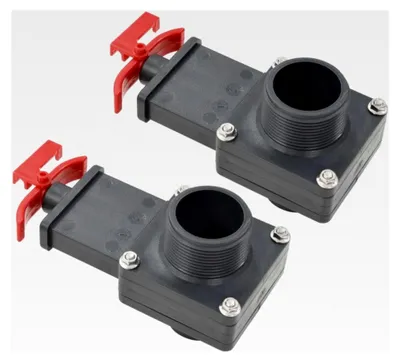 Produktbild von 2x Absperrschieber 1,5" für Pool und Teich