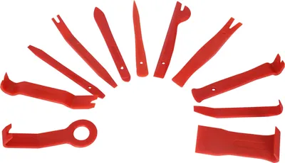 Produktbild von XPOtool 11-teiliges Zierleistenkeil-Set, Lösehebel Werkzeug zum Ausbau von Auto Innenverkleidung, Hebelwerkzeug aus Nylon, Türverkleidung ausbauen